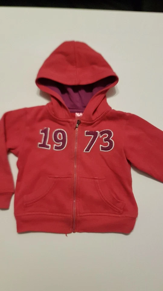 Sweatpullover, Kaputzenpullover rosa, Mädchen 86/92