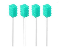 50 Pack Disposable Oral Swabs Sterile Dental Sponge Swabsticks Unflavored for...