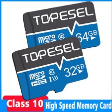 3/6PCS 32GB 64GB Memory Card Micro SD Card Class10 Fast Flash For Camera Phone
