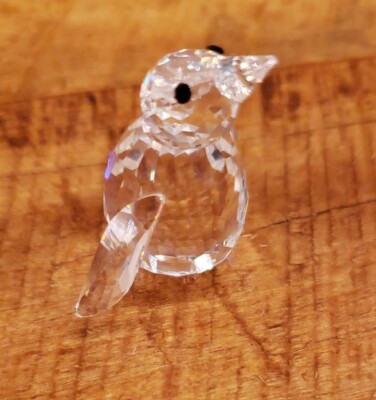 Swarovski Penguin Crystal Figurine 7661 NR 033 000 Block Logo | eBay
