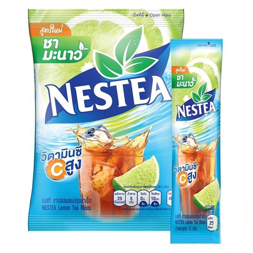 Nestle Nestea Iced Tea Lemon Tea Mixes Powder 2% Low Sugar 65g.  - Picture 1 of 1