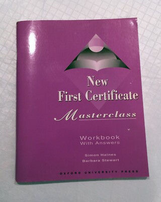 First Certificate Masterclass: Workbook with answers - ESL Book, New