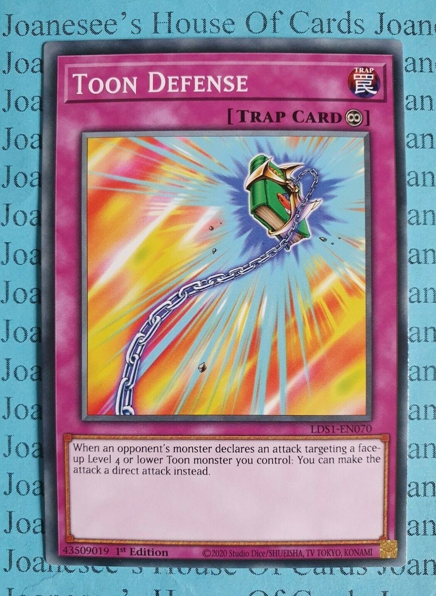 Toon Defense LDS1-EN070 Common Yu-Gi-Oh Card 1st Edition New