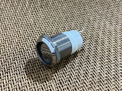 19mm 6V Car Green LED Light Circular Metal Push Button locking Toggle Switch