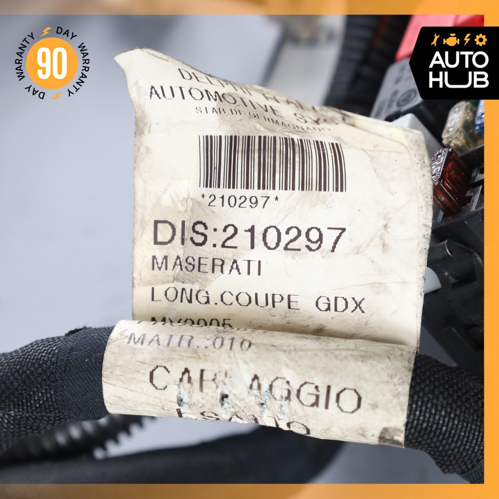 2005 Maserati M138 Coupe 4200 Right Trunk Lid Wire Wiring Harness Cable OEM 67k