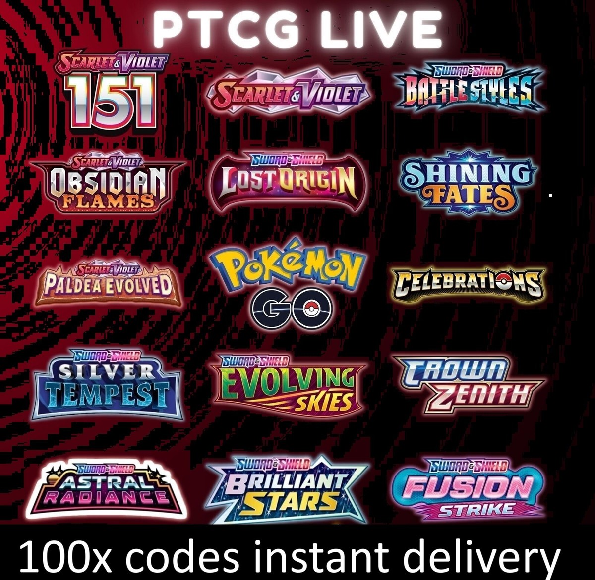 buy pokemon booster pack codes Amazon.com: 200 Booster Pack Code Pokemon Card Lot main image 0