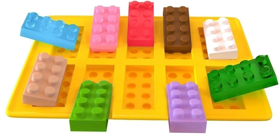 Silikon 3D Backform 10 Bausteine Fondantform Fondant Form Baustein - Bild 2 von 4