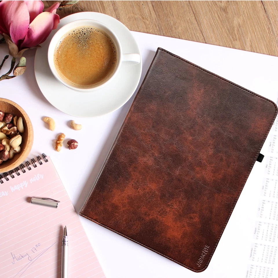 Leder Stand Case für alle Apple Modelle !!! Tablet Cover Schutzhülle Tasche Etui - Bild 4 von 4