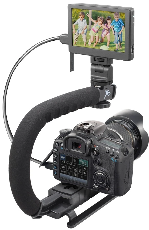 Stabilizing Bracket Pro Grip Camera Handle for Sony DSLR-A200K DSLR-A200