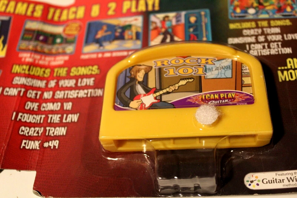 Mattel I Can Play Guitar Rock 101 Includes 6 Songs, Software For Use w/ ICPG New - Image 4 of 4