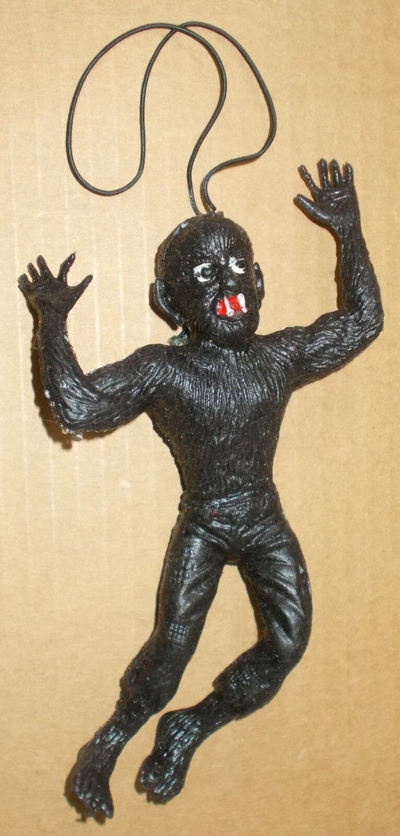 Ben Cooper WOLFMAN RUBBER OILY JIGGLER vintage WEREWOLF UNIVERSAL