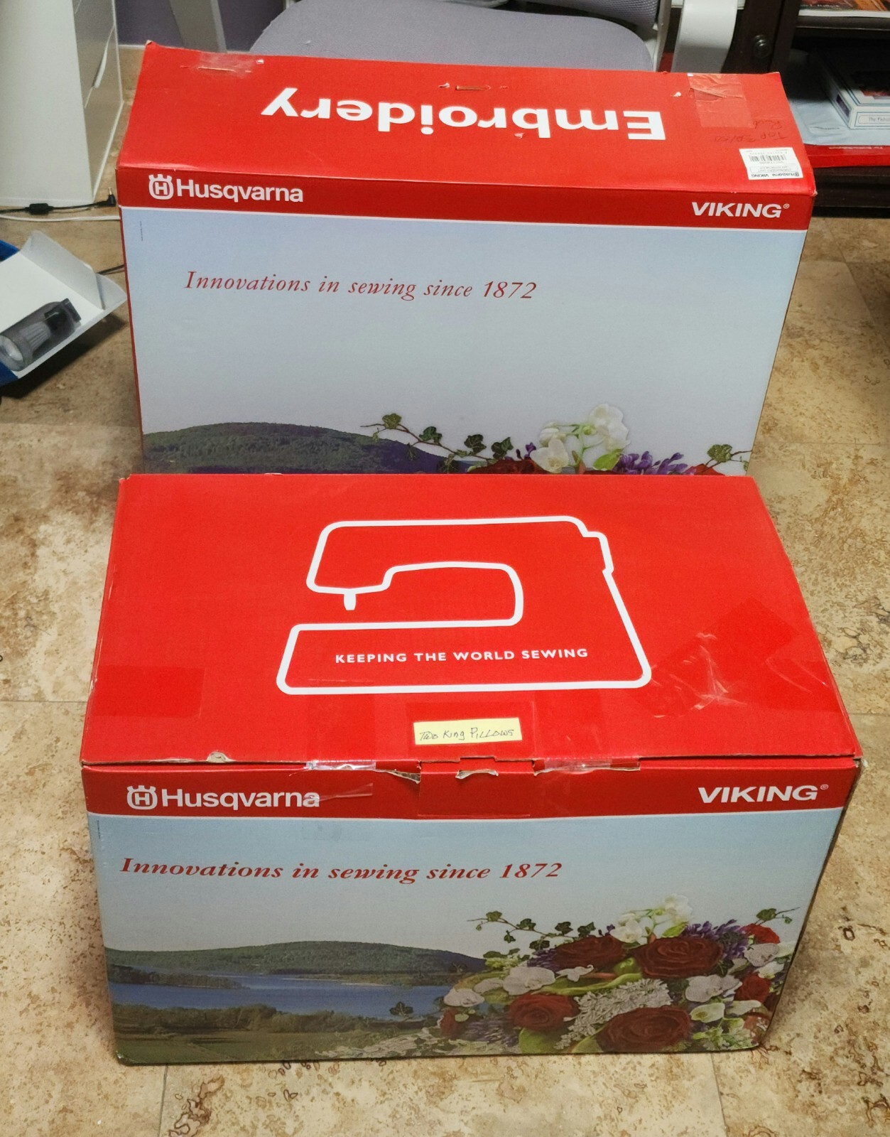 Husqvarna Viking Designer Ruby Royale computerized sewing and