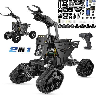 Robot Car Kit, 2 in 1 Smart Robotics Arm Building Toy