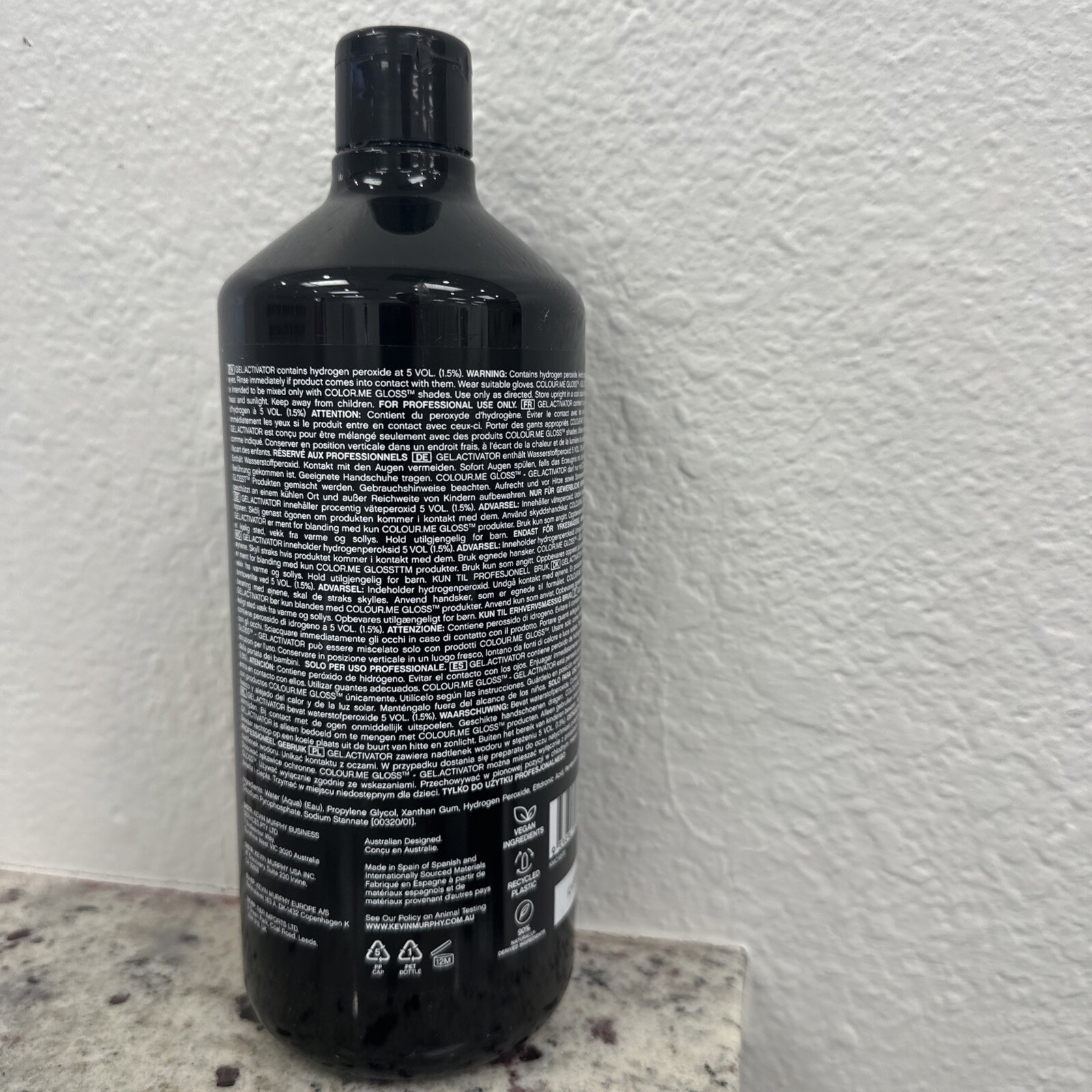 Kevin Murphy + COLOR.ME Gloss Gel Activator 30.4 fl oz/900 ml new (1.5% 5 Vol )