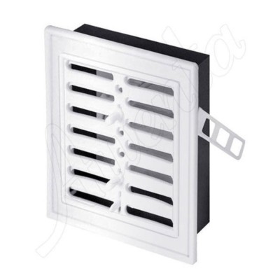 Lüftungsgitter 135 mm x 165 mm Einbaurahmen Kanal Lüftungsabdeckung