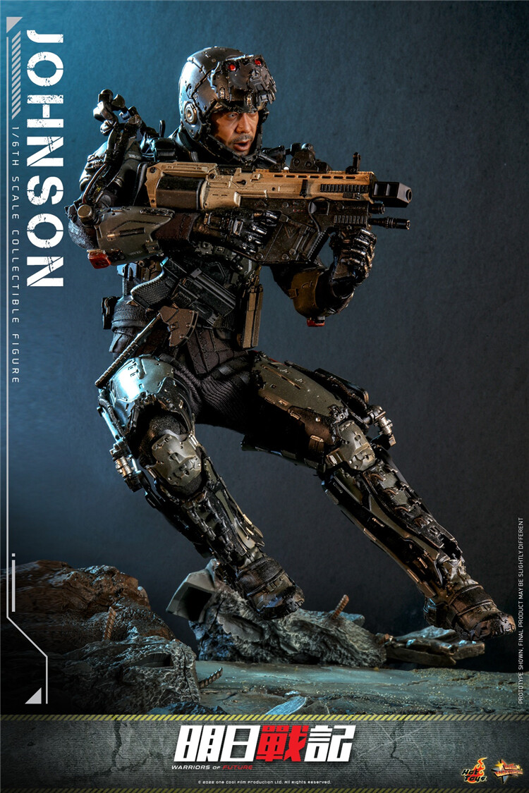 1/6 Hot Toys MMS668 Warriors of Future Johnson Action Figure Model