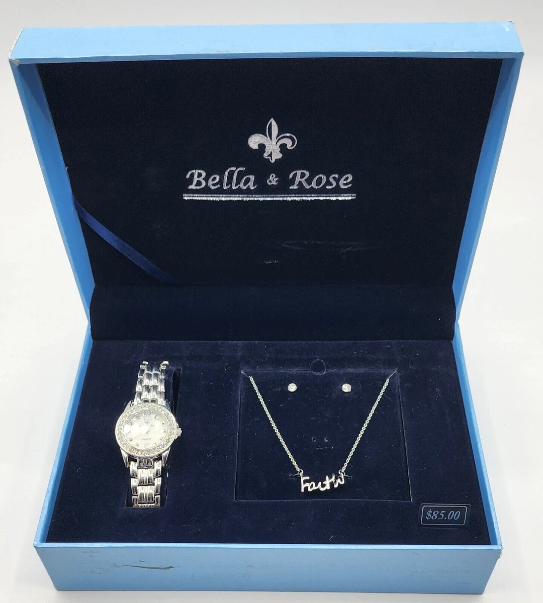 Bella & rose watch and necklace set store