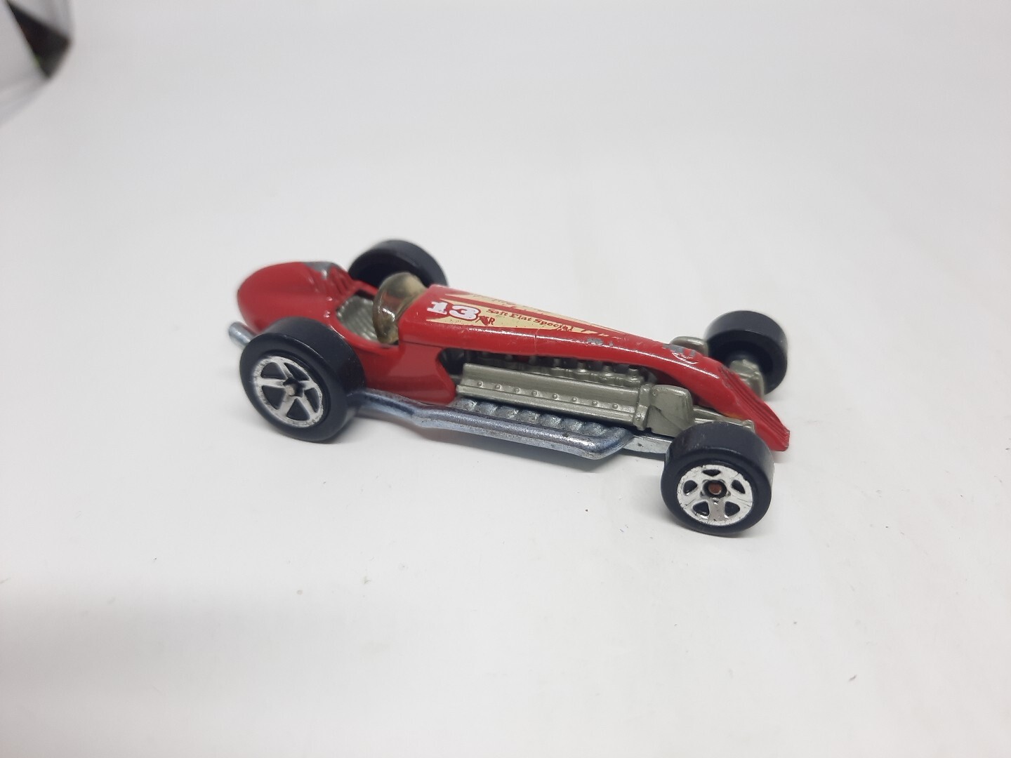Hot Wheels Rocket Oil Special Red Real Rider Racer