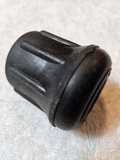 12pcs 1-1/4" Heavy-Duty Black Rubber Tips for Crutches Chairs Canes MADE IN USA