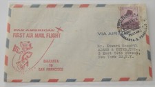 Jakarta Indonesia to San Francisco California June 5 1959 first flight airmail