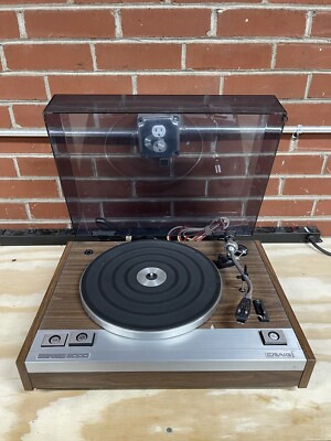 Craig 5102 Turntable Series 5000 - Vintage - Untested - AS IS