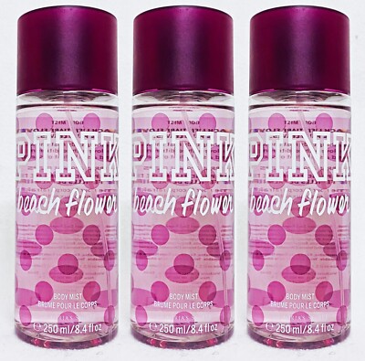 Victoria's Secret Pink BEACH FLOWER Mist Body Spray Perfume oz