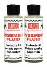 HAPCO - Assembly Fluid - COMPATIBLE WITH ALL OILS. NON-CLOGGING - 2 PACK