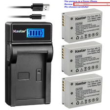 Kastar Battery LCD Charger for Canon NB-7L CB-2LZE & Canon PowerShot G10 Camera