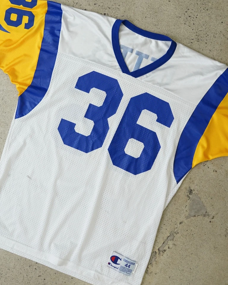Camiseta de Colección Jerome Bettis 36 Fútbol NFL Los Angeles Rams Campeón Años 90 - L Foto 2 de 4