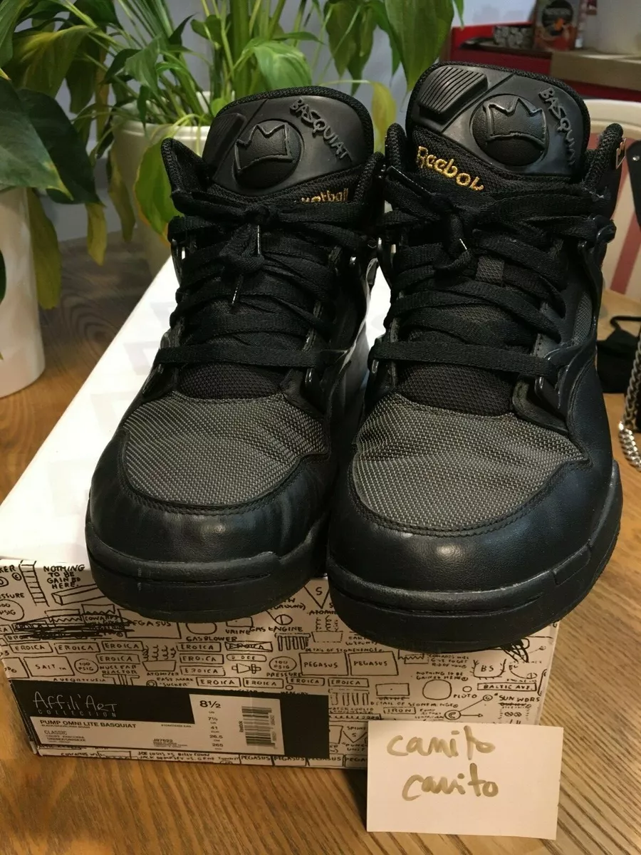 reebok pump Omni Lite affiliart Basquiat 8.5us