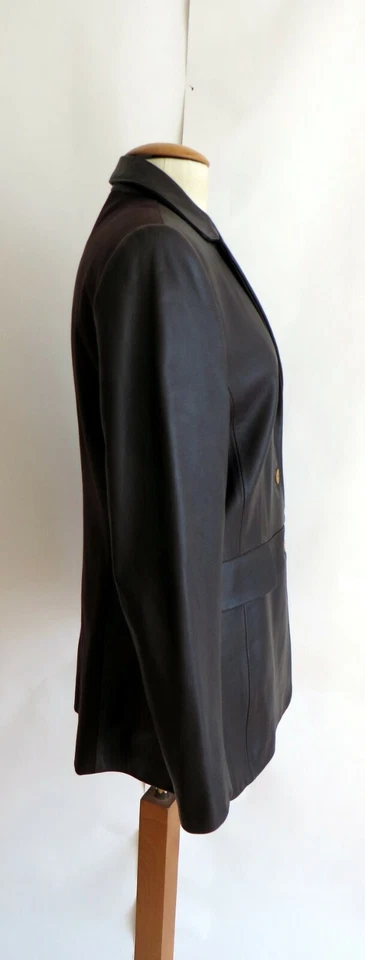 Original MCM Lederjacke - Vintage - Farbe: Braun - Gr. 40  - Bild 3 von 4