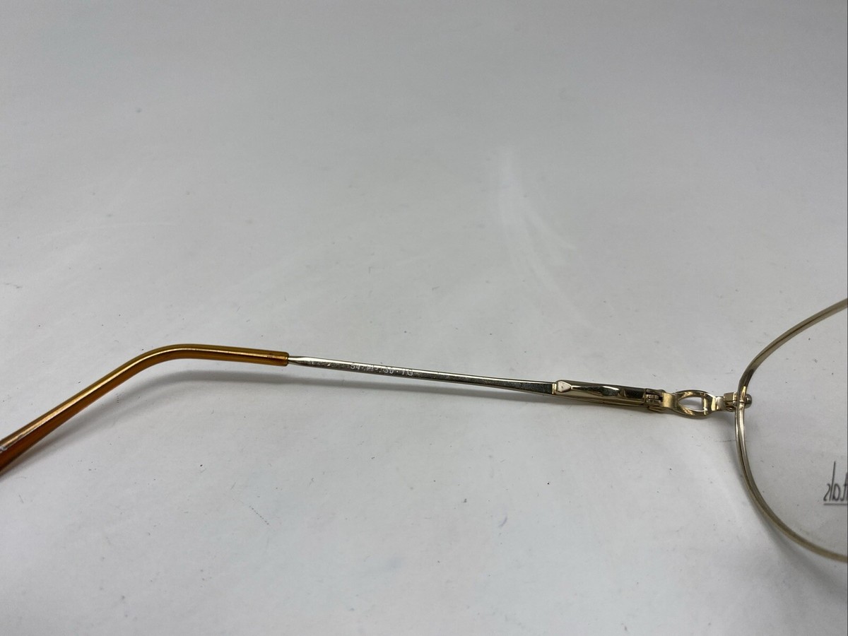 Fundamentals F106 YG 54-17-135 Yellow Gold Metal Full Rim 