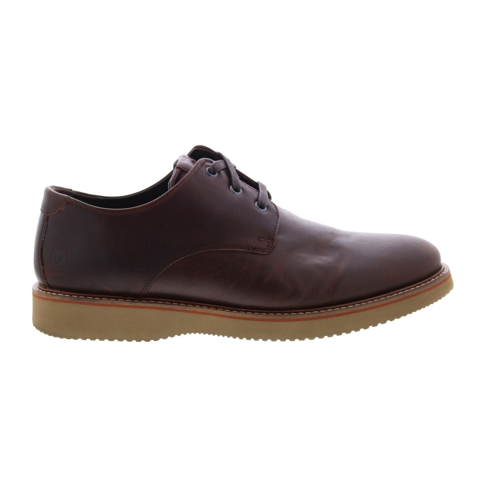 Мужские коричневые оксфорды с широким носком Dunham Clyde Plain Toe CI1604 Размер 11,5