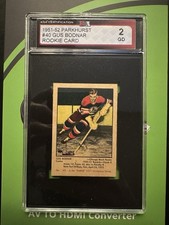 1951 PARKHURST GUS BODNAR 40 GOOD RC KSA 2 HOCKEY CHICAGO BLACKHAWKS