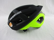 Van Rysel RR 900 Fahrradhelm Rennrad Helm, Schwarz/Neongelb, Gr. 55-57