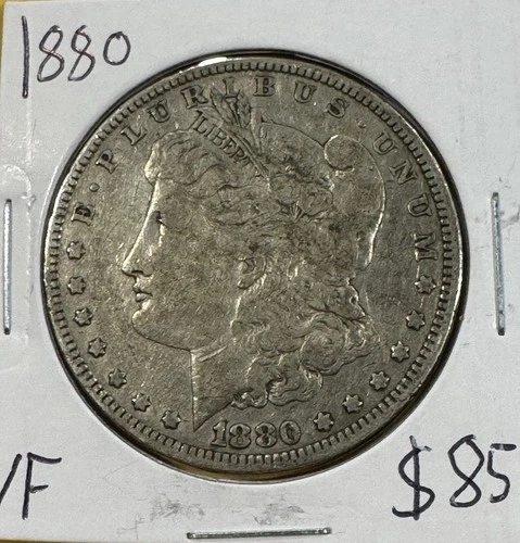 1880 Morgan Silver Dollar 90% Silver VF