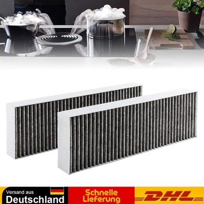 2x Aktivkohlefilter für Bora Basic (Modelle: BHU/BIU/BFIU/GP4U) -Art. Nr.: BAKFS
