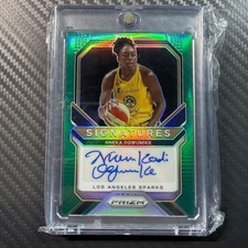 Nneka Ogwumike  sparks 2021 Panini Prizm WNBA Signatures Green Prizm Auto
