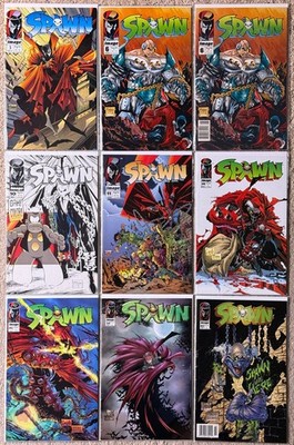 Spawn 3,6, 6 Newsstand ,10,11,39,45,58, 60 Newsstand! 9 Issue Lot Todd McFarlane