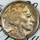 1923-P SOLID+ GEM BU MS BUFFALO NICKEL DC477 FROM MATTHEWS HOARD