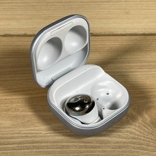 Samsung Galaxy Buds Pro SM-R190 Earbuds Left Side Silver with Charging Case