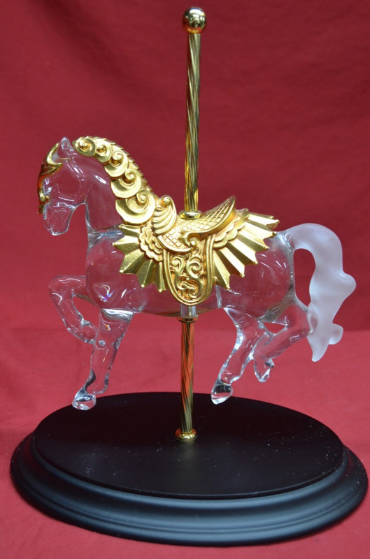 CRYSTAL TRIUMPH by  William Dentzel III The Franklin Mint Carousel Horse Germany