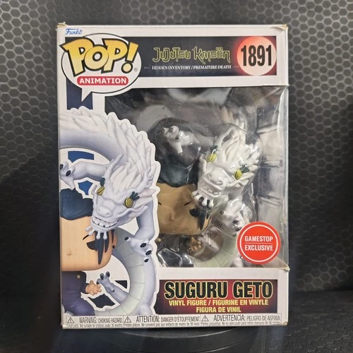Funko POP #1891 Jujutsu Kaisen Suguru Geto w/ Spirit Dragon GameStop Damaged Box