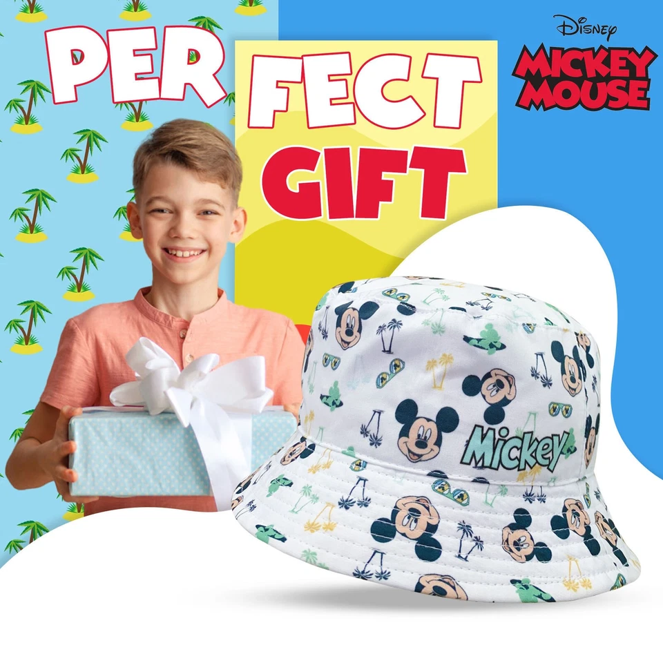 Chapeau De Pêcheur Pour Enfant Disney MICKEY MOUSE Nouveau-né - Photo 3/4