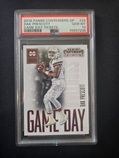 2016 Panini Contenders Draft Picks #25 Dak Prescott - Game Day Ticket - PSA 10