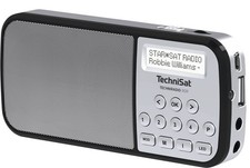 Technisat Taschen Radio Techniradio RDR DAB DAB+ UKW MP3 USB Akku Silber