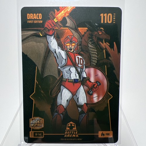 Bo Jackson Battle Arena Battlefoil Fire Draco #BF-148 Drake Maye ROOKIE