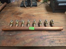 1" COPPER MANIFOLD 8 PORTS 1/2" PEX OUTLET