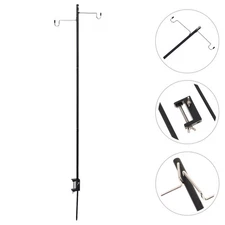  Lantern Stand Camping Lamp Pole Aluminum Alloy Support Fodable Light