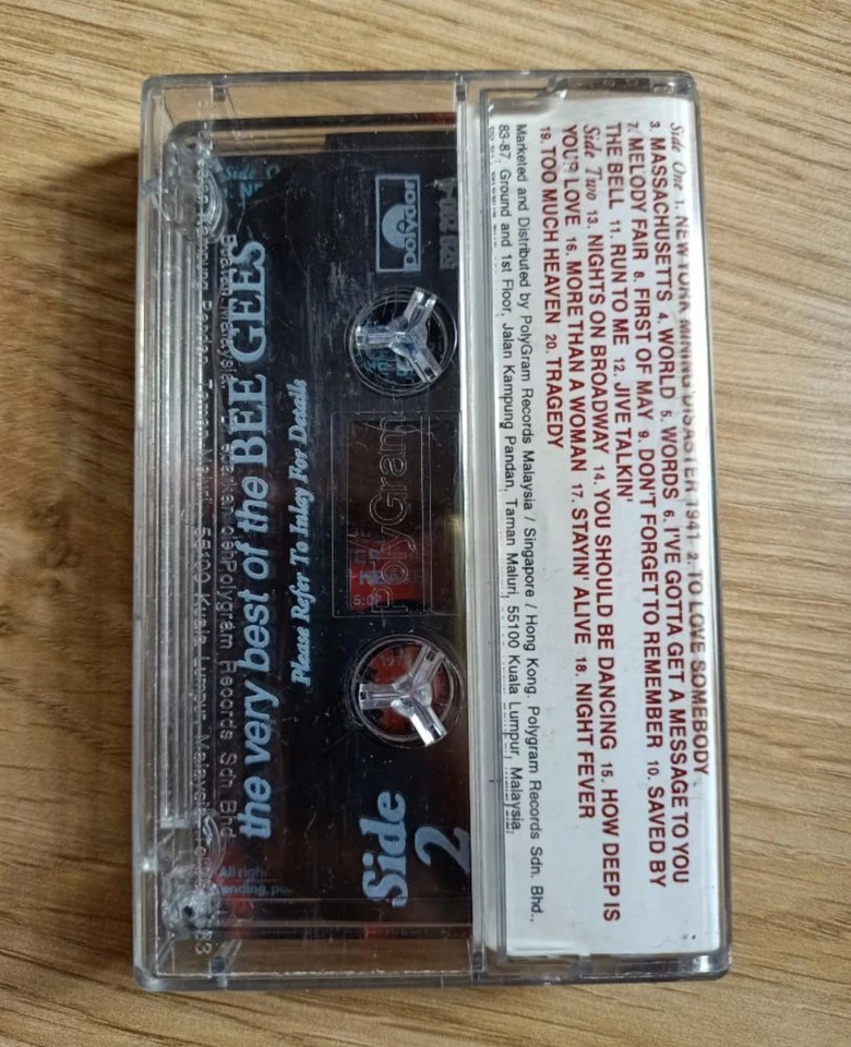 The Bee Gees : The Very Best Of The Bee Gees ( Cassette Tape ) - Image 2 of 4